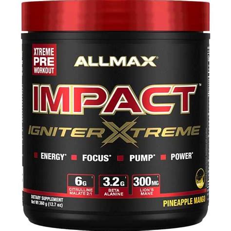 allmax impact igniter testing|allmax igniter.